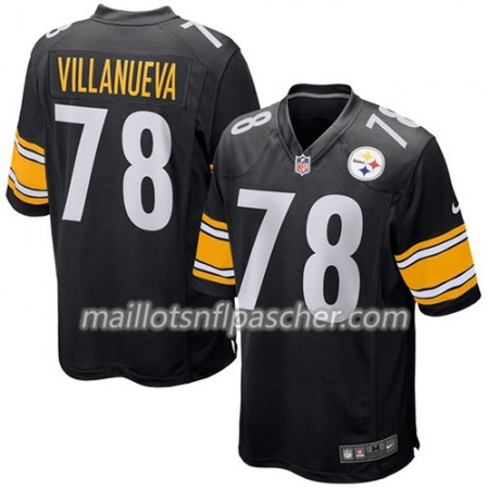 Maillot Pittsburgh Steelers Alejandro Villanueva 78 Nike Noir - Homme Maillot Pittsburgh Steelers Alejandro Villanueva 78 Nike Noir - Homme